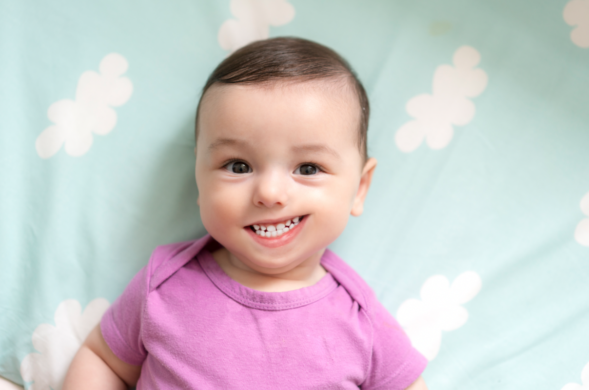 Baby Photos Smiling with Teeth